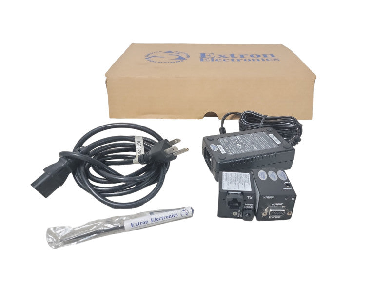 EXTRON VTT001 TX & EXTRON RX VTR001 TWISTED PAIR TRANS. & RECEIVER VGA /RGBHV