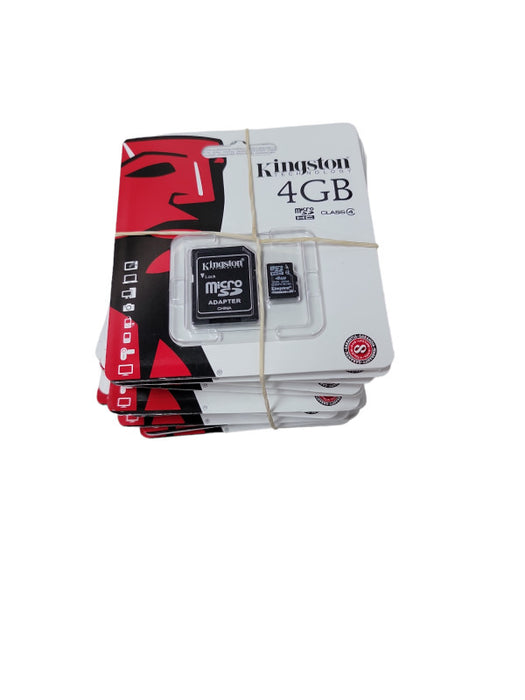 Batch of 51x Kingston 4GB Micro SD SDHC Memory Card Class 4| New in Box