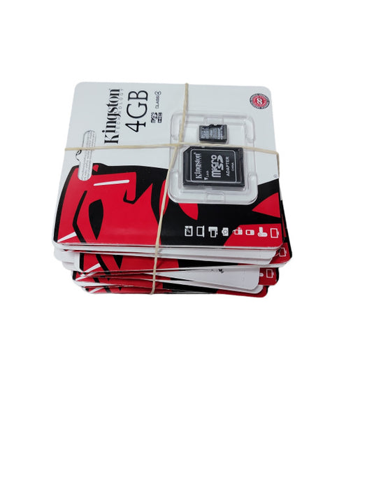 Batch of 51x Kingston 4GB Micro SD SDHC Memory Card Class 4| New in Box