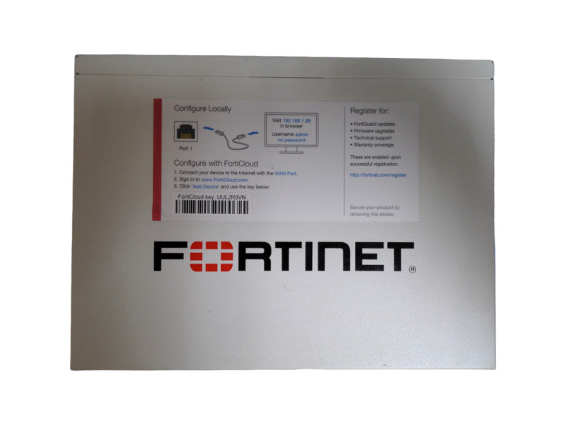 Fortinet Fortigate-60E, FG-60E, Network Security Firewall, Factory Reset  Q
