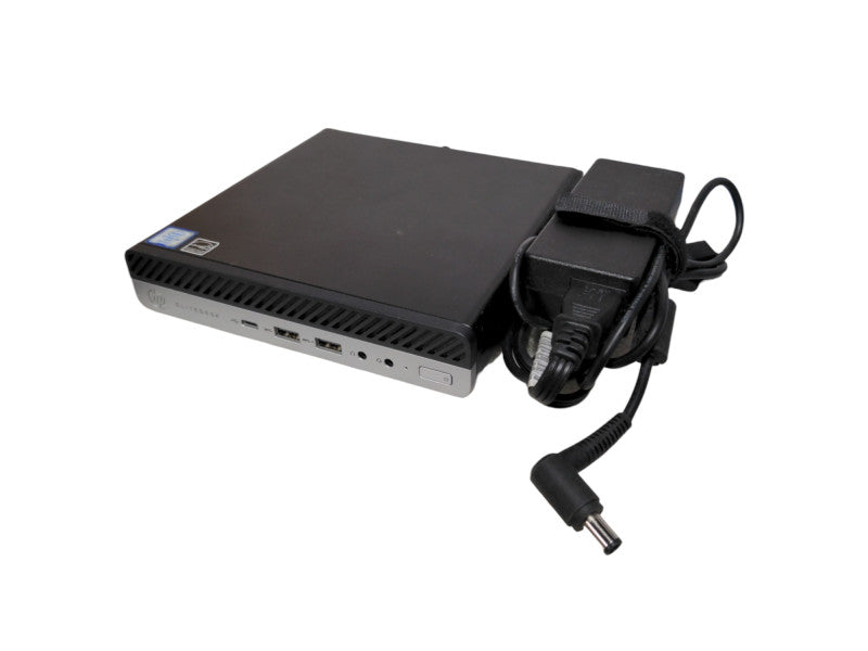 HP EliteDesk 800 G4 DM, i5-8500T 2.10GHz, 8GB RAM, 256GB Nvme, w/ PWR
