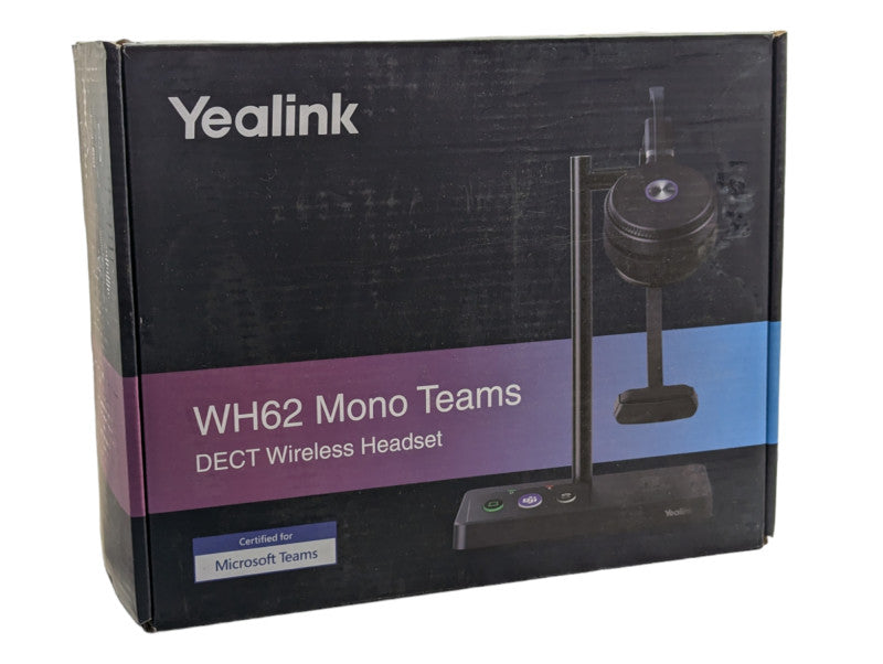 Yealink WH62 Mono Teams DECT Wireless Headset (Open Box) -