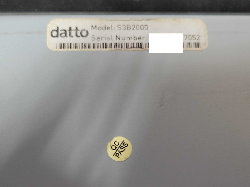 Datto S3B2000 4 Bay 3.5\\" NAS Intel Xeon D-1521 2.4GHz, 32GB DDR4, 2x 2TB HDDs _