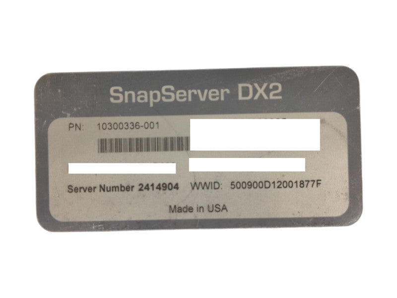 OVERLAND STORAGE SnapServer DX2 Server, No HDD. No Caddies