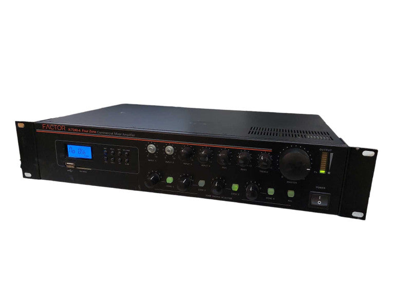 Factor Four Zone Commercial Mixer Amplifier Model: X-7240-4 =