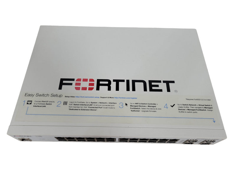 Fortinet FortiSwitch FS-224E 24 Port Managed Ethernet Switch !