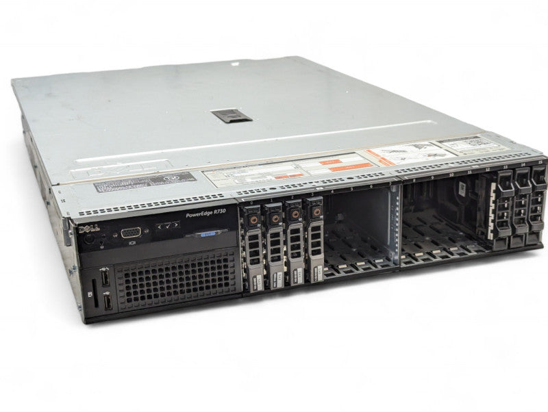 DELL PowerEdge R730 2x Intel Xeon E5-2620 v3 @ 2.40Ghz 128GB RAM & H730 RAID -