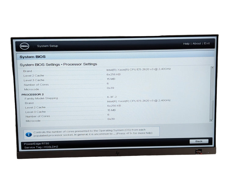 DELL PowerEdge R730 2x Intel Xeon E5-2620 v3 @ 2.40Ghz 128GB RAM & H730 RAID -