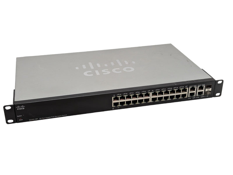 Cisco SG300-28P 28-Port Gigabit PoE Managed Switch SRW2024P-K9 -