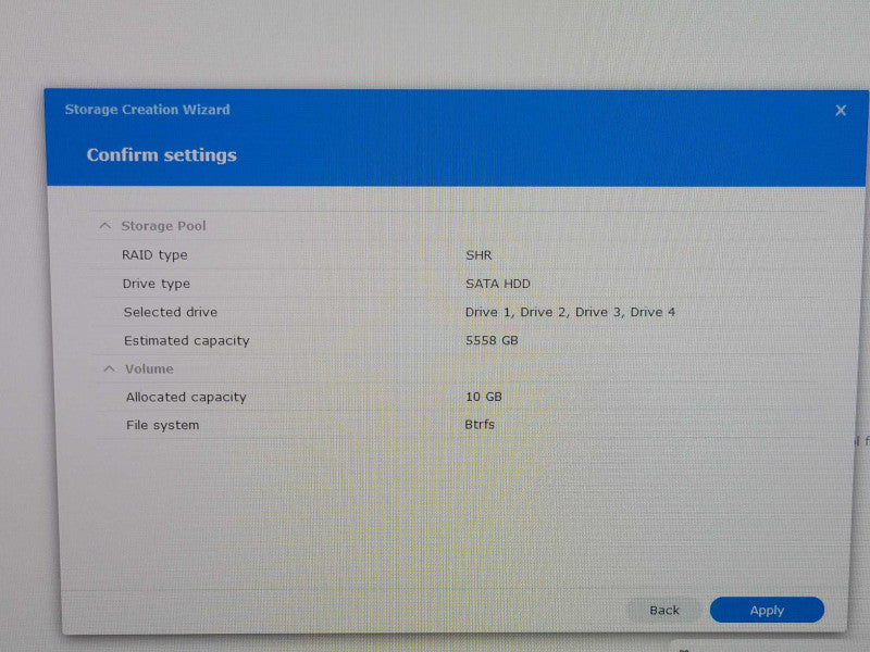 Synology 4 Bay NAS DiskStation DS918+ with 4x 2TB HDDs _