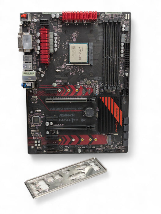 ASRock Fatal1ty AB350 Gaming K4 AMD4 with Ryzen 5 PRO 2400G PLEASE READ  -
