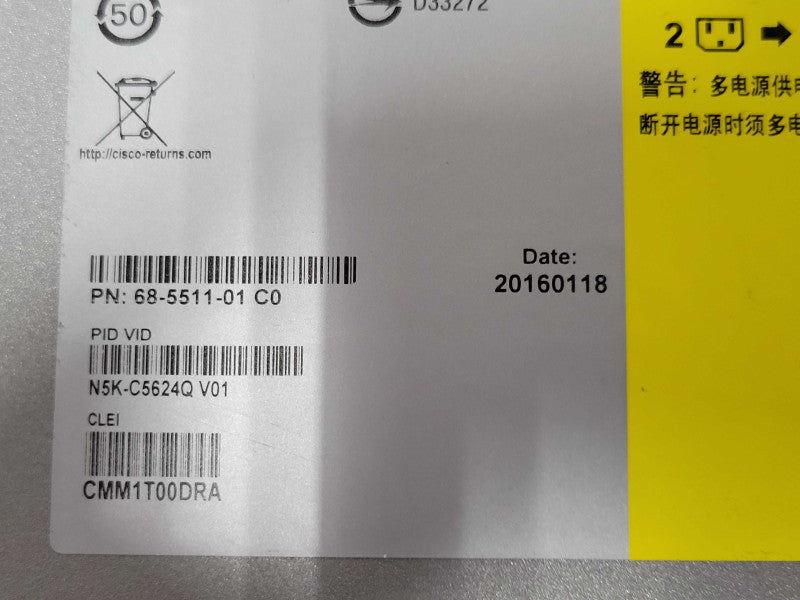 Cisco N6K-C6001-FAN-F Fan Module for Nexus 6000 Q_