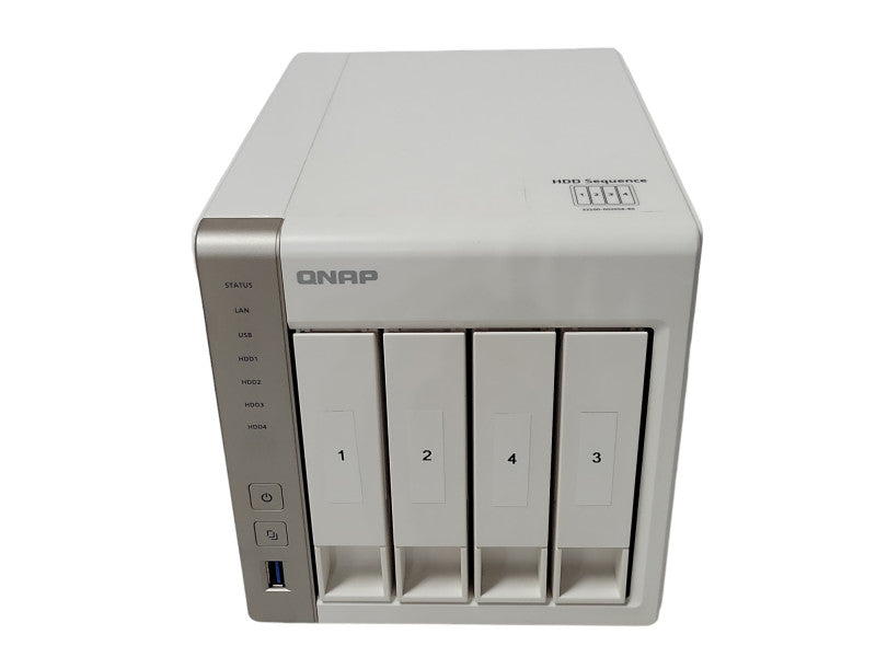 Qnap TS-451 4-Bay NAS Network Attached Storage 4x 2TB HDDs, READ _