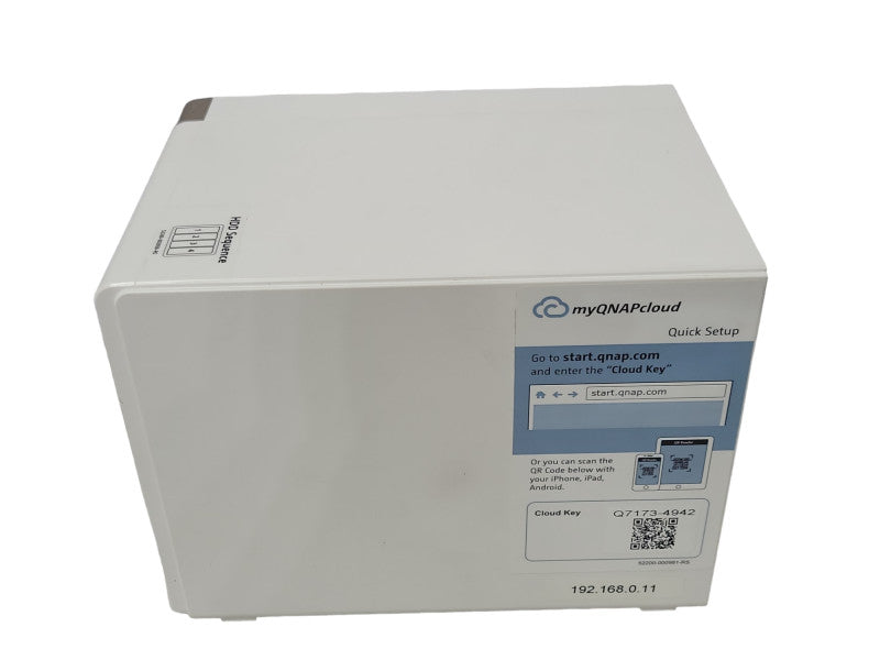 Qnap TS-451 4-Bay NAS Network Attached Storage 4x 2TB HDDs, READ _