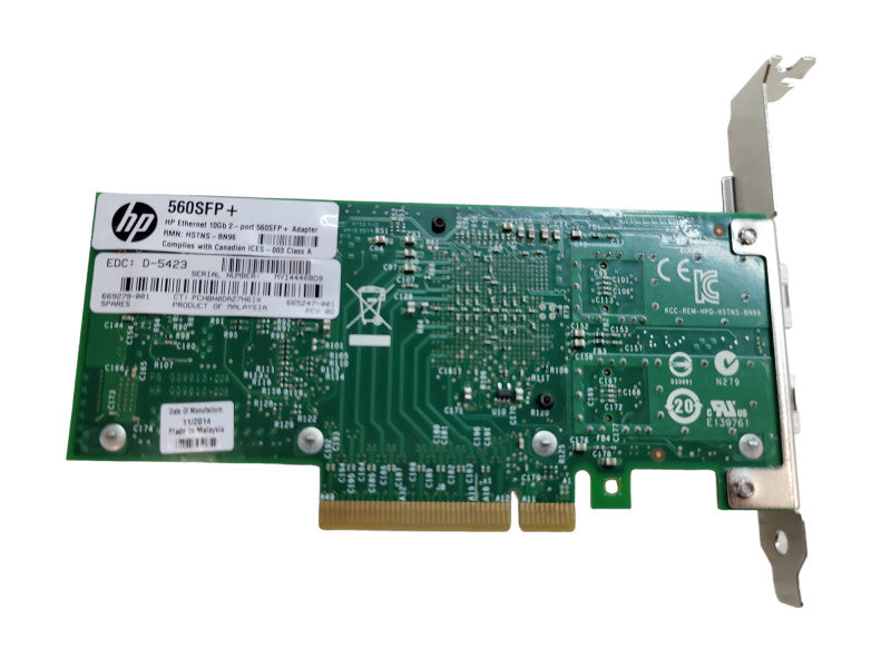 HP Ethernet 10Gb 2-Port 560SPF + Adapter Q%