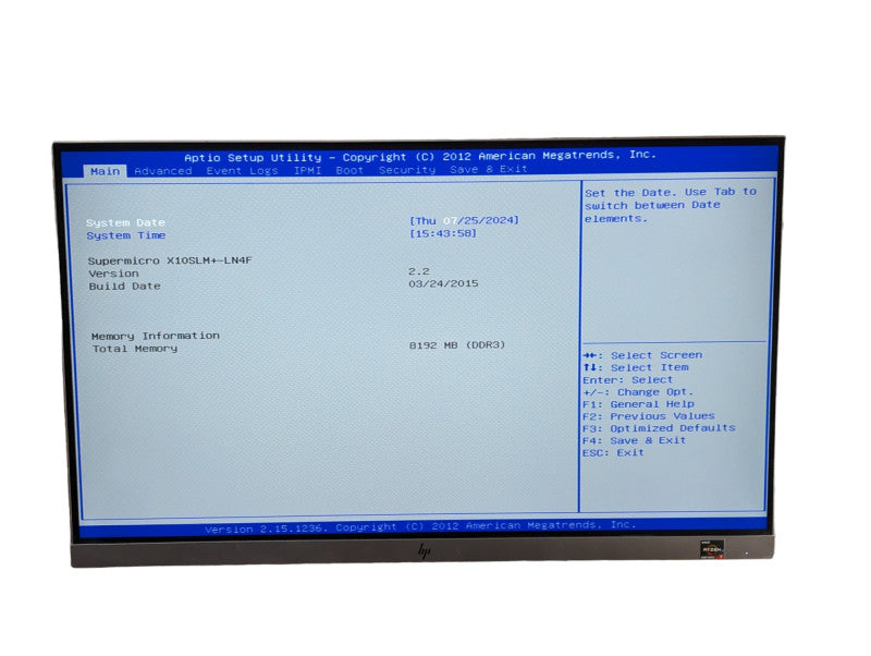 Supermicro X10SLM+-LN4F Intel G1820 @ 2.70 GHz Low Power Server  -