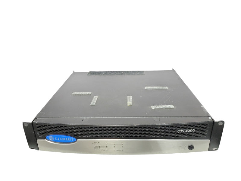 Crown CTs 4200 Rackmount 4-Channel 260W Power Amplifier, READ _