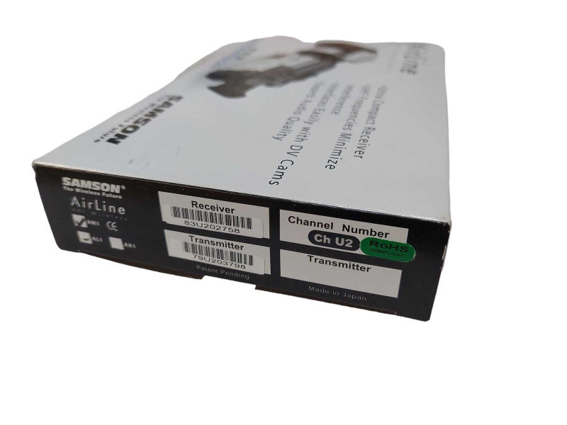Samson AirLine UHF Wireless AM1 LAV SYS MT350 Mini Model: SWAMSLL-U2 =