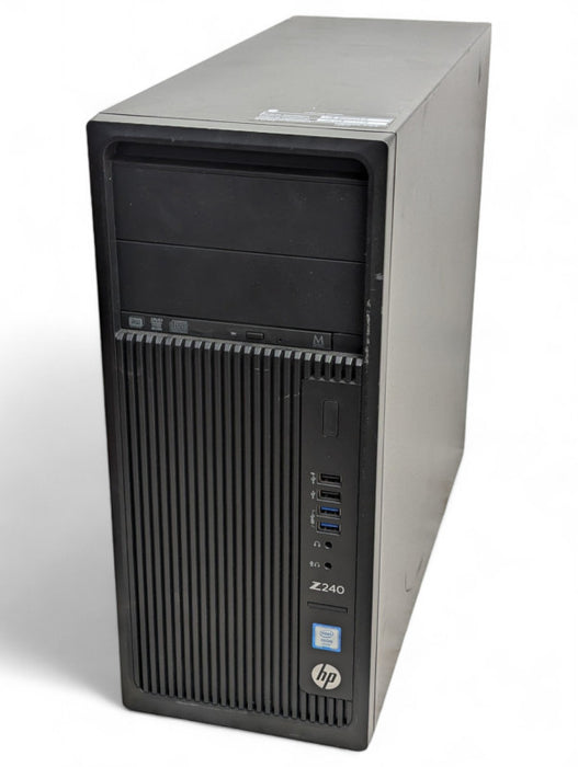 HP Z240 Workstation Intel Xeon E3-1240 v5 @ 3.50 16GB RAM 512 GB NVMe -