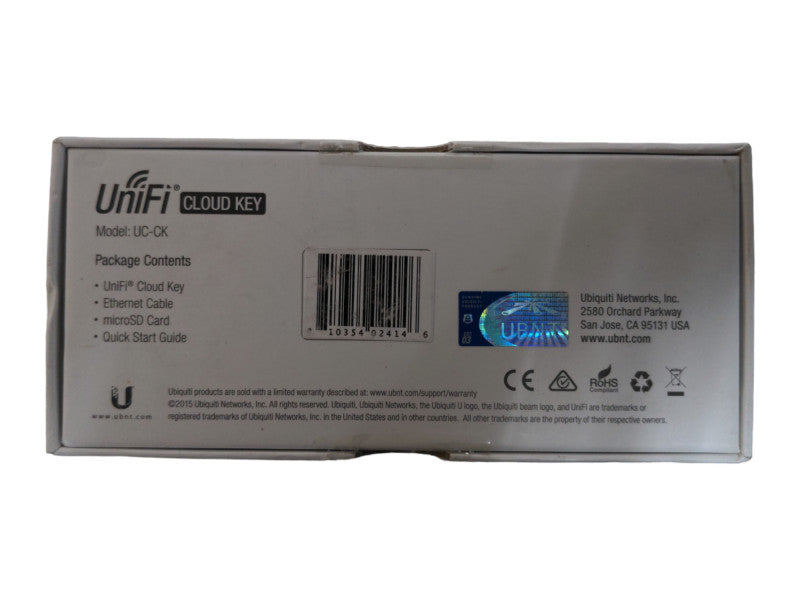Ubiquiti Unifi Cloud Key Remote Control Device (UC-CK) w/Cable & MicroSD Card
