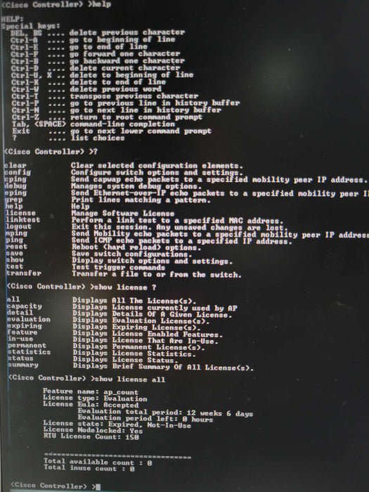 Cisco 3504 Wireless LAN Controller AIR-CT3504-K9 _