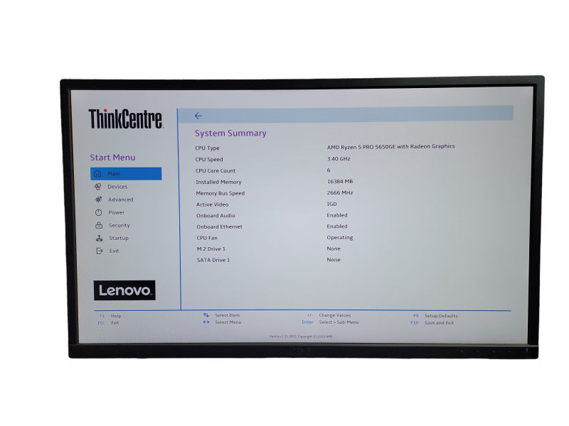 Lenovo Thinkcentre M75q Gen 2 AMD Ryzen 5 Pro 5650GE with Radeon Graphics  Î¸