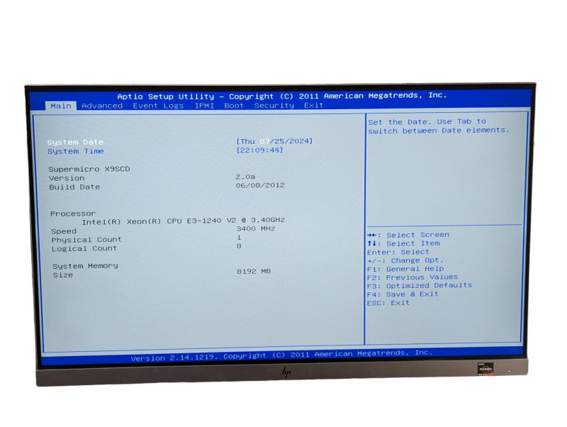 Supermicro 938-16 8 Node Server 8 E3-1240 v2 (8Core) with 8GB RAM each  -
