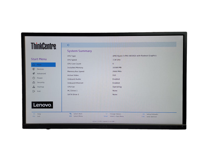Lenovo Thinkcentre M75q Gen 2 AMD Ryzen 5 Pro 4650GE with Radeon Graphics  QÎ¸