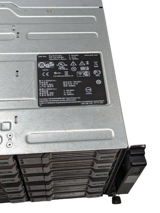 DELL EqualLogic PS6110 24 Bay SAN E05J with 2 Control Module 14  -