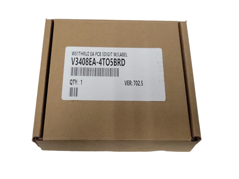 CLACK WS1THRU2 EA PCB 5DIGIT W/LABEL V3408EA-4TO5BRD 4 Button EE Control Boar _