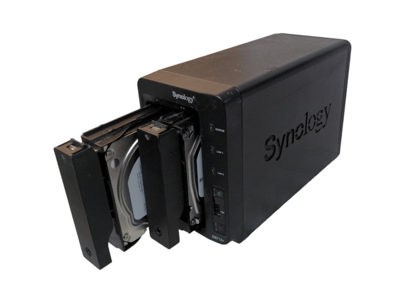 Synology DiskStation DS712+ 2-Bay NAS Server, 2x 4TB HDDs