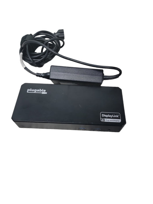 Plugable UD-6950PDZ USB-C Docking Station, 4K Triple Monitors, 60w|W/ Adapter