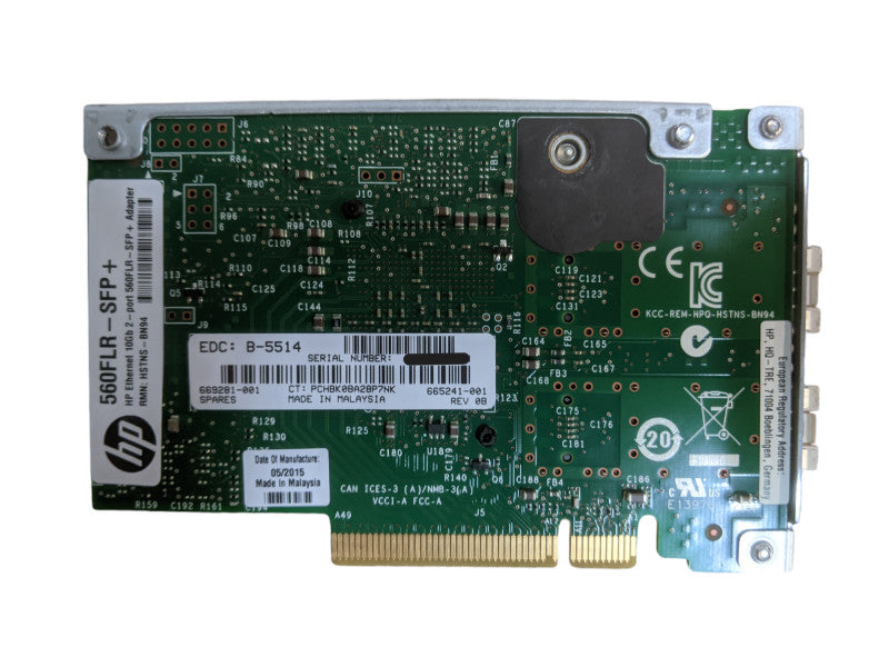 HP Ethernet 10GB 20 port 560FLR - SFP + Adapter | 560FLR-SFP+