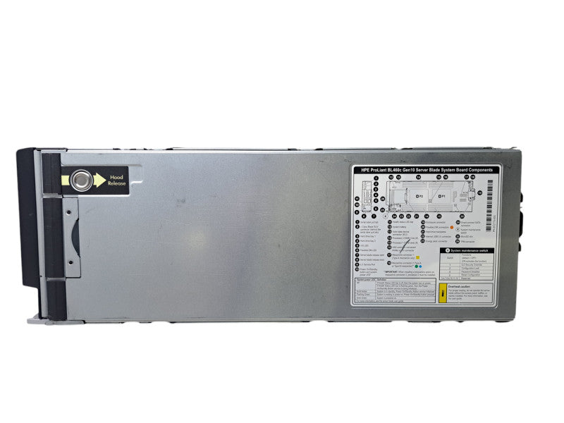 HPE ProLiant BL460c Gen10 Blade | 2x Xeon Gold 5115 @ 2.40GHz 10C, No Ram/HDD