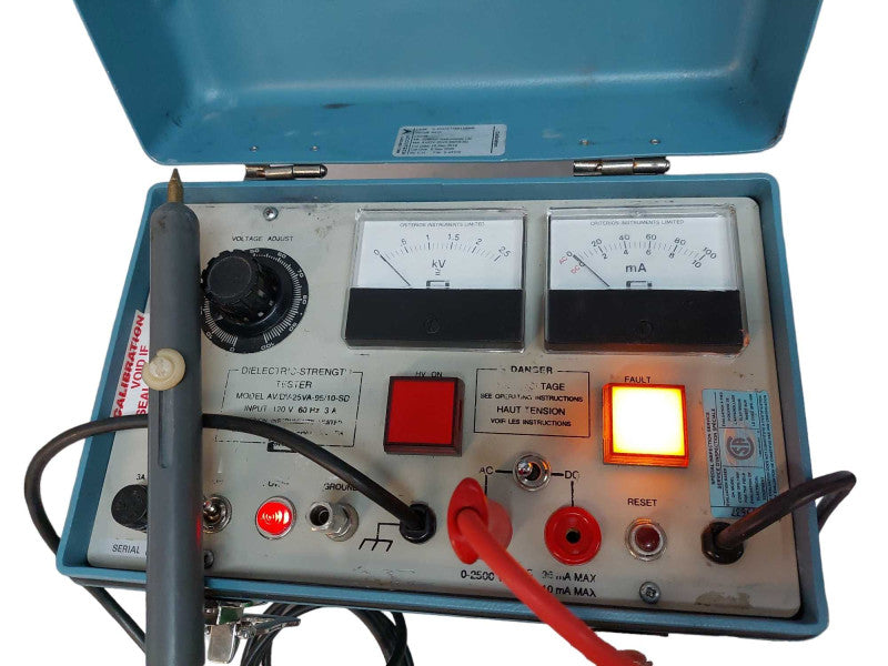 Accutech Dielectric Strength Tester  Model: AV/DV-25VA-95/10-SD Q=