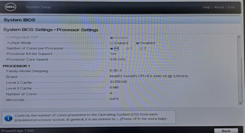 Dell T330 Tower Server | Xeon E3-1240 v5 @ 3.50GHz 4C, 32GB DDR4, H730