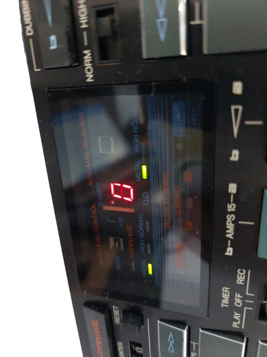 Sansui Vintage Stereo Double Cassette Deck Model: D-75CW  =