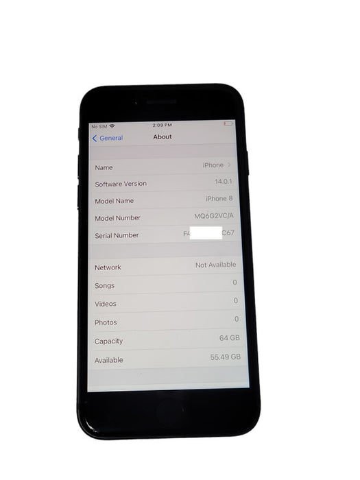 Apple iPhone 8 64GB Unlocked Smart Phone Q_