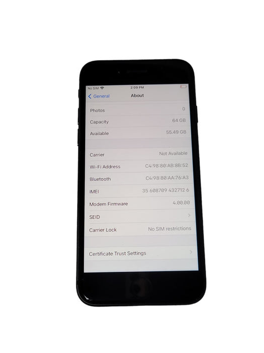 Apple iPhone 8 64GB Unlocked Smart Phone Q_
