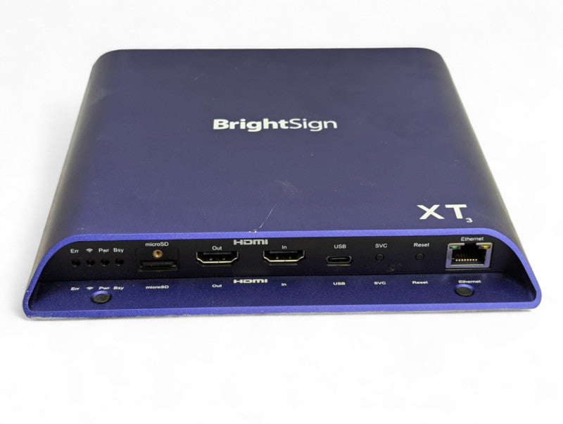 BrightSign XT3 XT1143 Digital Signage Player HDMI PoE -