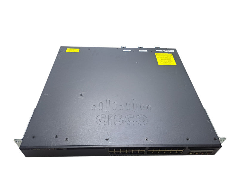 Cisco WS-C3650-24PS-E | 24-Port Gigabit PoE+ Switch | 4x SFP, 1x AC 1x DC PSU