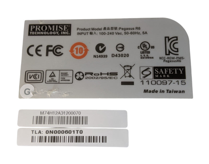 Promise Technology | Pegasus R6 6-Bay 3.5\\" Thunderbolt Storage Array | No HDD