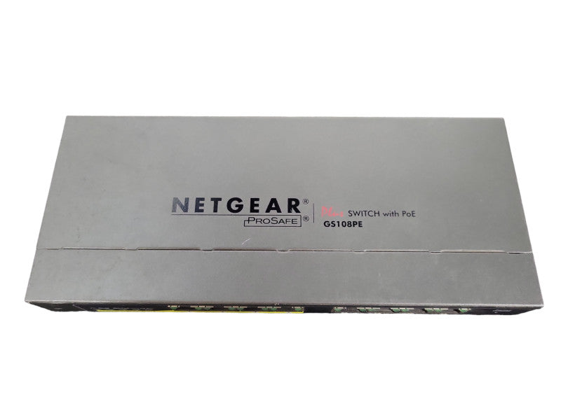 NETGEAR 8-Port PoE Gigabit Ethernet Plus Switch GS108PE !