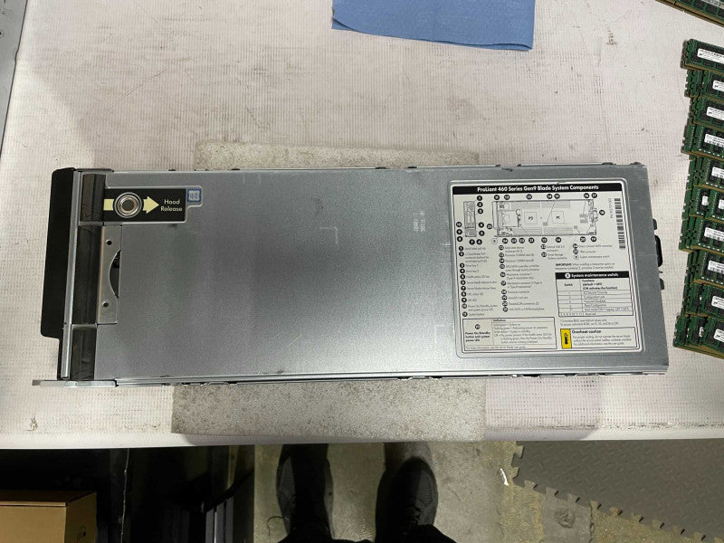 2x HP Proliant BL460C Gen 9 Blade servers, 2x Xeon E5-2640v3 2.60GHz, No RAM