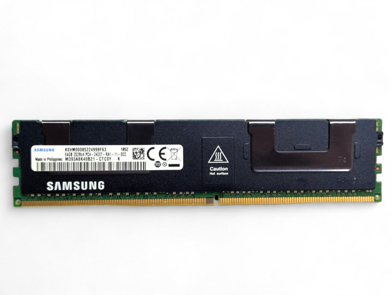 64GB Samsung DDR4 Server Memory RAM 2SRx4 PC4-2400T-RA1-11-DC0 Q-