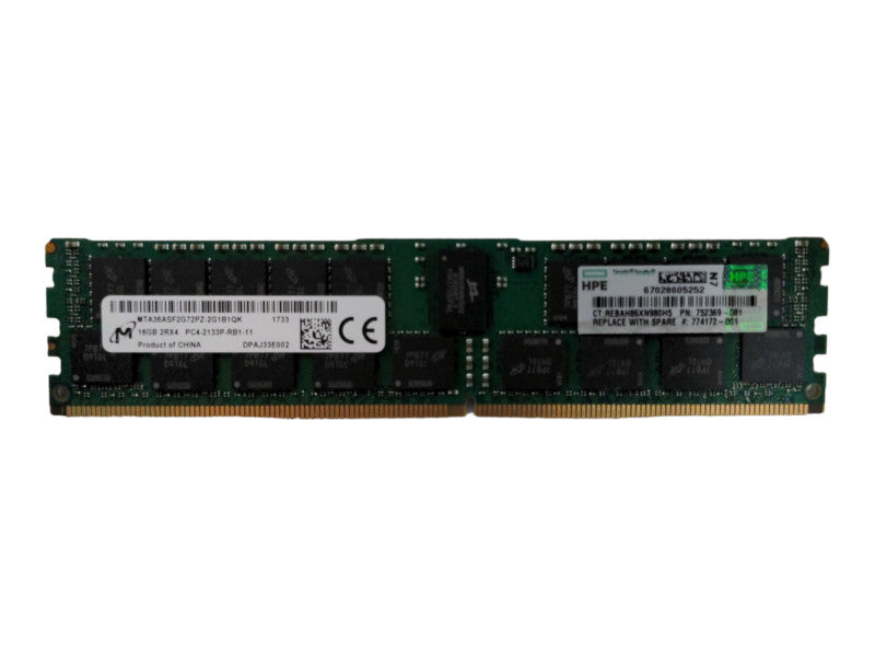 Micron 16GB 2Rx4 PC4-2133P-RB1 DDR4, SERVER RAM Q