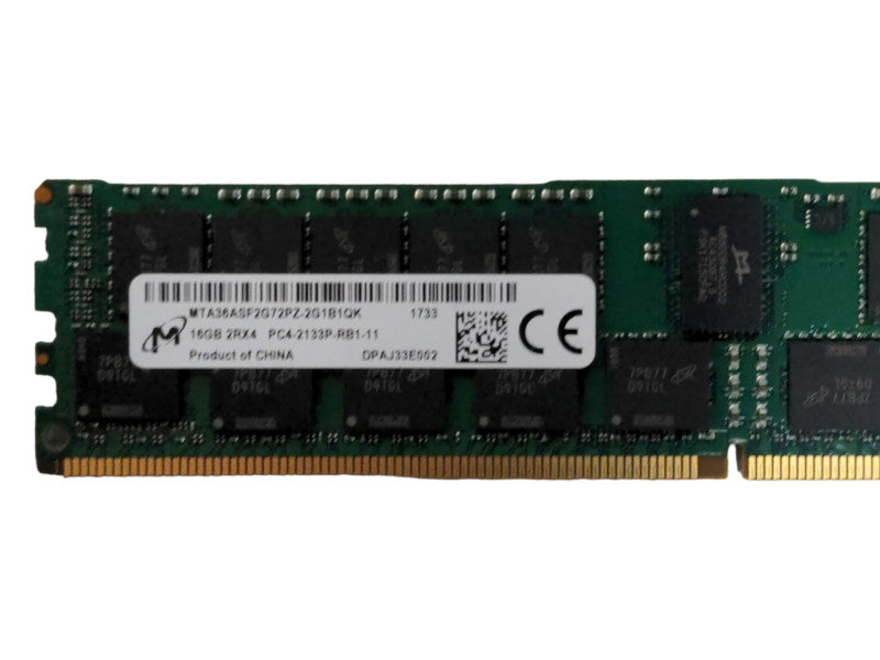 Micron 16GB 2Rx4 PC4-2133P-RB1 DDR4, SERVER RAM Q