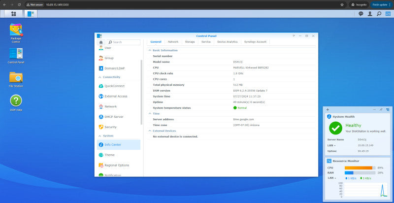 Synology DiskStation DS413j 4-Bay NAS, 4x 4TB 3.5\\"HDDs