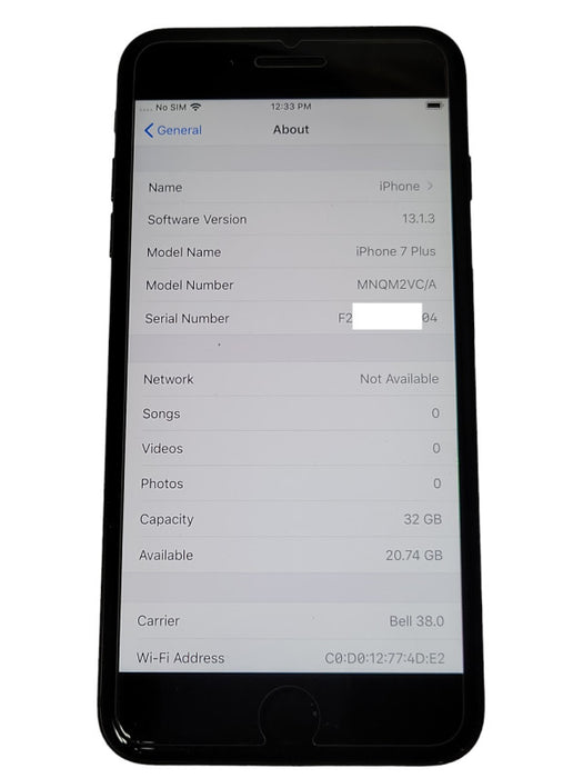 Apple iPhone 7 Plus 32GB smart Phone, READ _