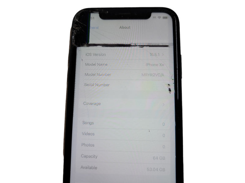 Apple iPhone XR - 64GB - Black [Read] (